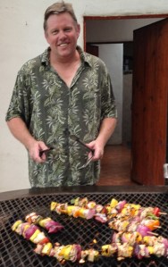 Host George Alcock. Photo: Jean Schroeder