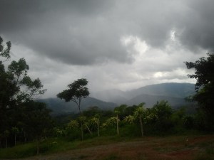 Raining, pouring and heading your way. (Photo by Michael Olivieri.)