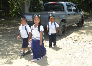 Estudiantes de La Casona (Fotografía de Monique Girard).