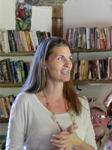 Liz Allen: photographer, author and designer of the new book Pura Mariposa, 88 Butterflies of Southern Costa Rica, photo by Jo Davidson.