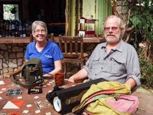 Photographer Jo Davidson and VP Peter Wendell, photo by Alison Olivieri.